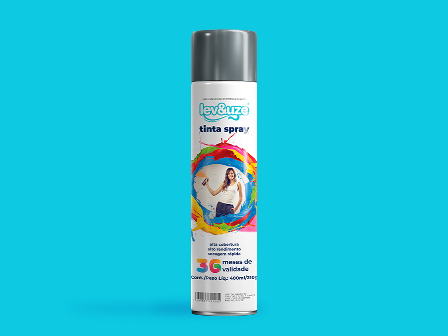 TINTA SPRAY METÁLICA