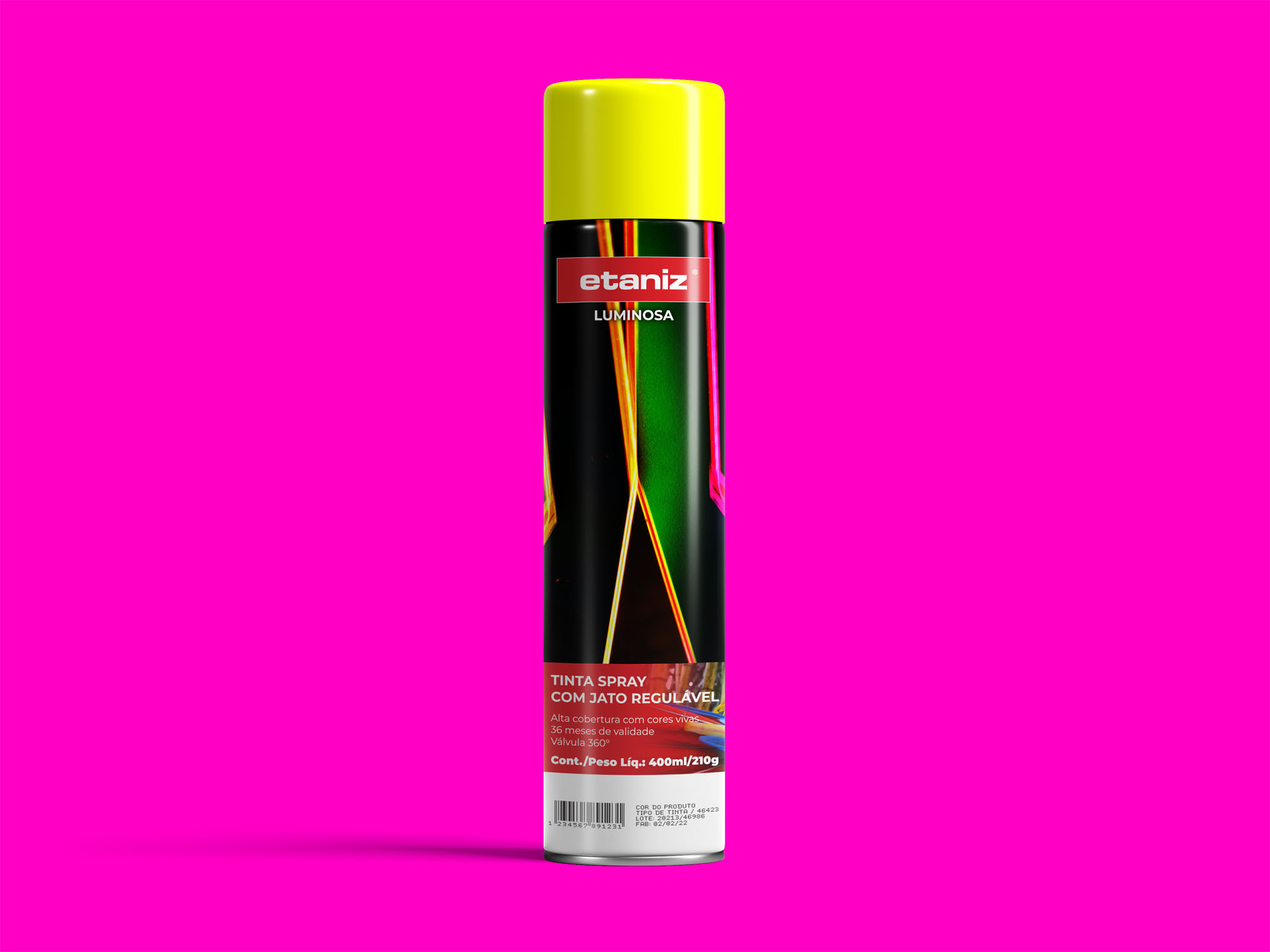 TINTA SPRAY LUMINOSA