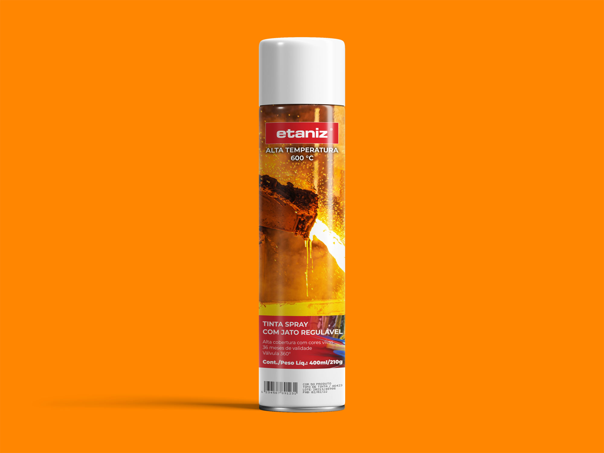 TINTA SPRAY ALTA TEMPERATURA